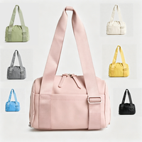 Bolso Bandolera Unisex de Poliéster, Elegante, con Correa Ajustable, Cierre de Cremallera, Ligero, Resistente al Agua, Transpirable, de 20-35L, para Fitness