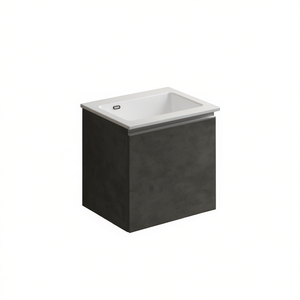 Mueble de Baño con Lavabo Suspendido de Cerámica 60x50 cm en Roble Rosa - Product Image 3