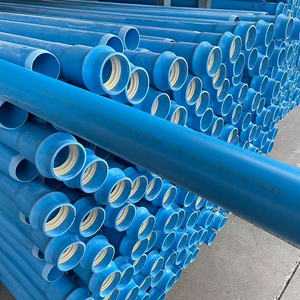 <span class=keywords><strong>Tuyau</strong></span> d'eau haute pression de grand <span class=keywords><strong>diamètre</strong></span> en <span class=keywords><strong>PVC</strong></span>-O bleu SDR65 SDR45 pour l'irrigation - Product Image 3
