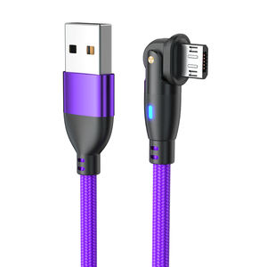 180 학위 L 모양 회전 충전 케이블 빠른 충전 회전 마이크로 usb c 케이블 프로모션 선물 - Product Image 2