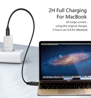Cable Usb 3,1 tipo C de alta velocidad, cargador de carga de sincronización de datos
