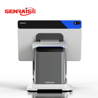 Software POS Senraise X1, Terminal POS con Pantalla Táctil Android, Sistema Todo en Uno con Impresora para Operaciones de Caja en Tiendas Minoristas