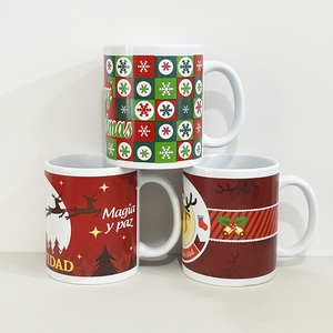 Nuova Tazza da Caffè Classica Ecologica in Porcellana Fatta a Mano con Design Natalizio Marca Seefy Souvenir per Omaggi - Product Image 6