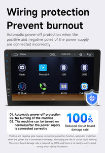 Estéreo Universal BQCC de 2Din para Coche con <span class=keywords><strong>Pantalla</strong></span> IPS de 9"/<span class=keywords><strong>10</strong></span>" CarPlay Android Auto Radio MP5 Mirror Link FM AM RDS Multimedia y Asistencia de Reversa - Product Image 4