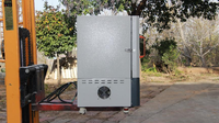 Horno de Mufla Eléctrico de 1700 Grados, Horno de Mufla de Fibra Cerámica, Horno de Mufla Industrial con Bomba de Extracción