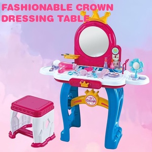 KSF Ensemble de jouets de <span class=keywords><strong>maquillage</strong></span> de table de toilette pour filles de 2 à 6 <span class=keywords><strong>ans</strong></span> Jouet interactif en plastique pour enfants - Product Image 3