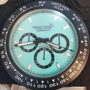 <span class=keywords><strong>Reloj</strong></span> de pared de lujo <span class=keywords><strong>con</strong></span> forma de <span class=keywords><strong>reloj</strong></span> de pulsera, <span class=keywords><strong>calendario</strong></span>, <span class=keywords><strong>fecha</strong></span> <span class=keywords><strong>y</strong></span> <span class=keywords><strong>día</strong></span>, metálico, decorativo, moderno. - Product Image 3