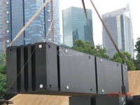Plateforme flottante modulaire en acier RigiFloat Hann-Ocean pour quai modulaire, certifiée ABS, montage et démontage faciles