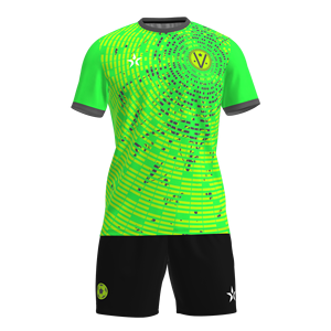Großhandel Maßgefertigte Fußballtrikots Set Hochwertiges Polyestermaterial mit Lichtbeständigen Sublimationsdrucken für Sportteams - Product Image 3