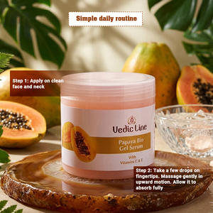 Premium Papaya Bio Gel Face Serum for <b>Skin</b> Brightening Deep Hydration and Natural Glow Enhancement Care Available for Sale - Product Image 3