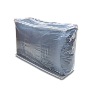 Sac à fermeture éclair en plastique PEVA transparent personnalisé 22x15x7 ''Offre Spéciale matériaux recyclés pour un usage familial - Product Image 1