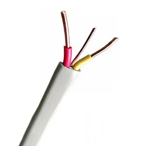 Cables de PVC Cable eléctrico multinúcleo de 2,5mm Cable de alimentación de conductor de cobre trenzado RVV