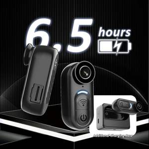 Cámara Deportiva LEECHATWIN 4K Mini, Carcasa de Plástico Gris, 128GB, con Audio, para Usar en el Pecho, con Soporte para Casco - Product Image 3