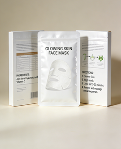 Muestra Gratuita de Bolsa Personalizada con Sellado de Tres Lados, Bolsa de Aluminio y Mylar para Mascarillas Faciales, Premium, Segura, Suave y Estable - Product Image 5