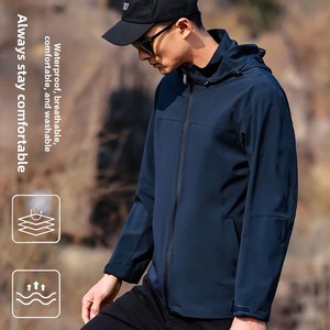 Giacca Bomber Sportiva da Uomo con Cappuccio, Leggera, con Cerniera, Protezione UV, Resistente al Sole, per Esterni, Nuova Collezione Estate 2025 - Product Image 1
