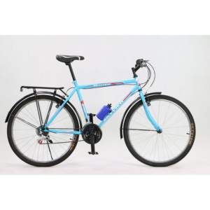 Vélo de montagne unisexe de 26 pouces et 21 vitesses <span class=keywords><strong>2021</strong></span> avec freins en V, cadre de jante en acier à haut niveau de configuration, sans support de suspension-Bicicletas - Product Image 1