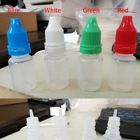 Listo para enviar Botella cuentagotas de plástico de 5 ml Embalaje Botellas exprimidas de gotas de aceite líquido vacías de alta calidad