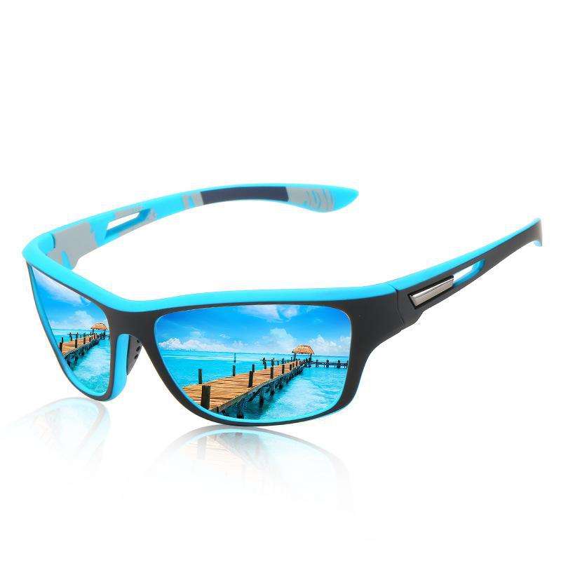 Custom Logo Sports Sunglasses for Cycling Running Driving Windproof and UV400 Protection Cost-Effective Outdoor PC Eyewear