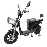 Scooter électrique personnalisé en usine avec panier et porte-bagages arrière, 800W 1000W 1200W 60V, batterie haute puissance longue autonomie pour adultes