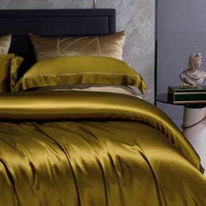 Bộ Đồ Giường Bộ Sang Trọng Bộ Đồ Giường Bộ Gối Lụa Duvet Cover Set 100% Dâu Lụa - Product Image 2