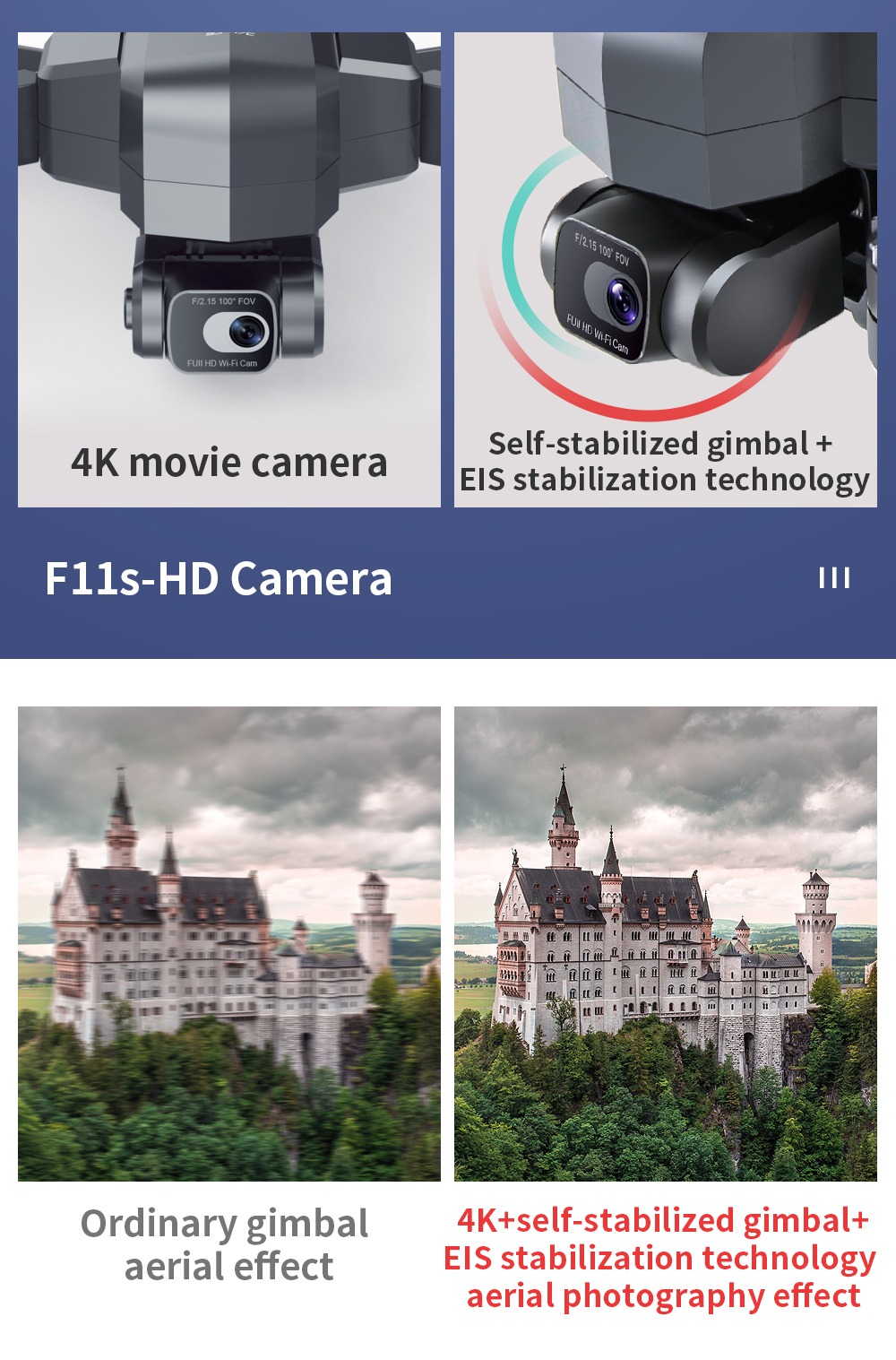 SJRC F11 F11s 4K Pro Drone 3KM PTZ Version True 4K Camera GPS Drone 2-axis Gimbal 5G WIFI FPV Brushless Professional RC Dron RTF
