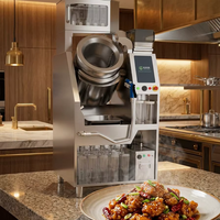 T-Chef TC-40EA Machine à Wok Automatique Commerciale pour Nouilles de Riz Sautees, Capacité 2-6kg, Robot Intelligent Économe en Énergie