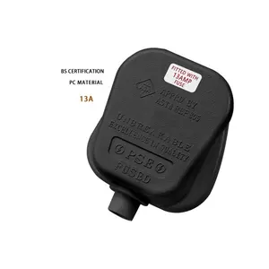 BS1363 UK Plug Top Com ASTA marca BS certificado Tipo-G 3 Pinos Grã-Bretanha wireable Plug Connector kitemarks Para Arábia Saudita