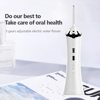 Hydropulseur portable étanche à piles, design mince, pour usage hôtelier, avec interface d'utilisation en anglais, modèle Canton Tower