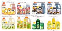 Sirop de saveur de Pandan d'approvisionnement d'usine 1.2kg ajoutent de la saveur au café ou aux desserts