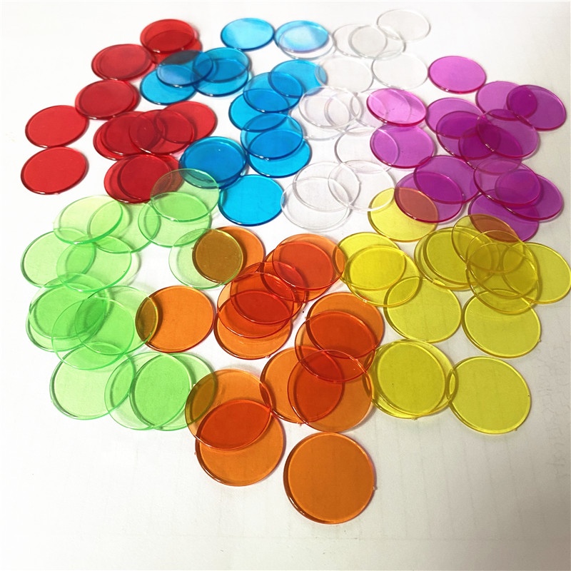 100 Cái 19Mm Đếm Bingo Chips Markers Cho Thẻ Trò Chơi Bingo Nhựa Cho Trẻ Em Lớp Học Và Tài Nguyên Học Tập Lễ Hội