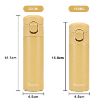 Blugreen Vente en gros 150ml Personnalisé Meilleure Vente Mini Bouteille Isotherme Simple en Acier Inoxydable 12-24h Écologique à Double Paroi pour Boissons