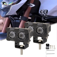 Lámpara LED de 20W para Conducir, Faro Delantero para Motocicleta, Camión, Luz de Trabajo 12v 24v, Bombilla Antiniebla Blanca, Foco Amarillo Lada Niva, Sistema de Iluminación 4x4