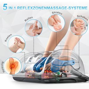Massaggiatore per la compressione delle gambe con aria a infrarossi a piede Shiatsu massaggiatore elettrico di nuovo Design - Product Image 5