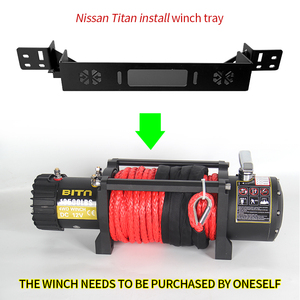 Soporte de Montaje para Cabrestante en Parachoques Delantero para Nissan Titan Pickup, Accesorios para Enganche de Remolque - Product Image 5