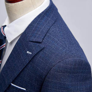 Traje Formal de Negocios para Hombre, Corte Regular, Botón de Una Fila, Transpirable, TR, Traje de Trabajo de 2 Piezas - Product Image 6