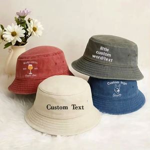 Custom Logo Printed Bucket <b>Hat</b> - Fisherman Style Cap for New Business Giveaways - Product Image 4