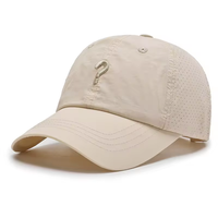 Gorra de Béisbol Personalizada con Logotipo Bordado en 3D, 6 Paneles, Visera Curva, Orificios Láser, Impermeable