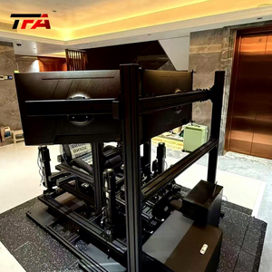 4 Eksenli G Kuvveti Dinamik Yarış Koltuğu Ayarlanabilir Alüminyum Braketli Kokpit Sim Yarış Simülatörleri - Product Image 1