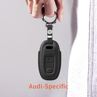 Étui de protection pour clé de voiture Audi, best-seller, en cuir de haute qualité, résistant aux chocs et à l'usure