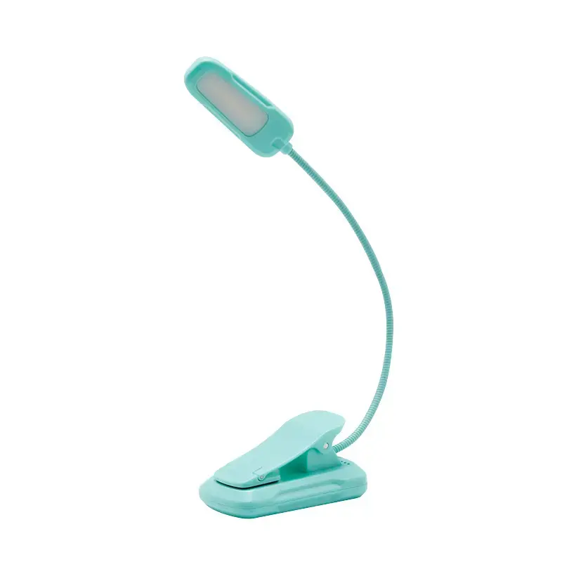 9 LED Reading Light Eye Care Lamp with 9-Level Warm Cool White Daylight Clip On Book Light for Bed Kids