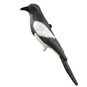 Ornement de <span class=keywords><strong>jardin</strong></span> Décor de chasse floqué détachable Statues d'oiseaux artificielles Décoratif réaliste Leurre de corbeau volant en plastique simulé - Product Image 6