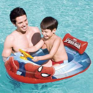 Bote Inflable Flotante de Spider-Man para Niños con Diseño de Volante - Product Image 1