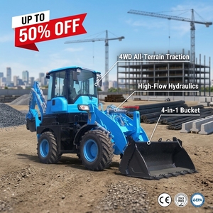 จัดส่งฟรี ผู้ผลิต CE รถแบคโฮ 4x4 ใหม่ รถขุดขนาดเล็ก 5 ตัน รถแบคโฮขนาดกะทัดรัด ราคาประหยัด - Product Image 1