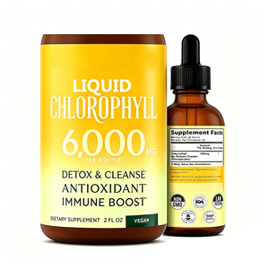 Gotas de Clorofila Coreal OEM para Beber, 500 ml, Proveedor Vegano, Refuerza el Sistema Inmunológico, Clorofila Líquida Orgánica - Product Image 1