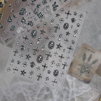 Nouveaux produits 2026 Tomoni : Autocollants élégants vintage pour nail art à moins d'un dollar – Jouets DIY