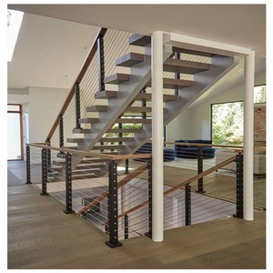 18-ft X 2in X 42-in Corrosion Resistance Balusters Security Fence Metal SS304 Matte Black Guard Horizontal <strong>Rail</strong> for Patios <strong>Lofts</strong> - Product Image 4