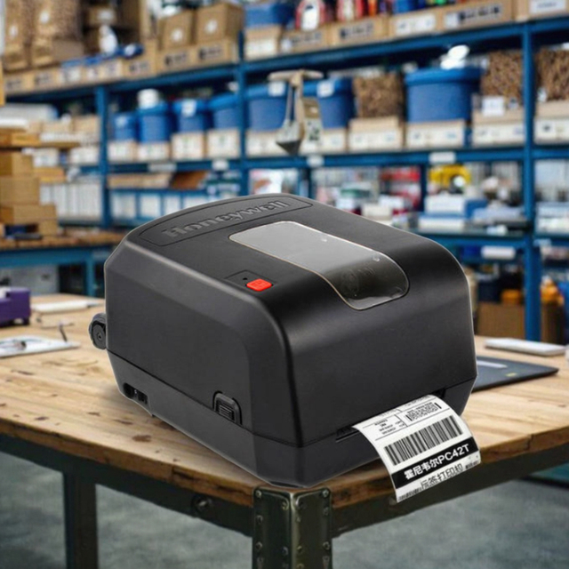 PC42T Desktop Thermal Transfer Direct Thermal Label Barcode Printer With Internal Ethernet Original Brand New Honeywell PC42T