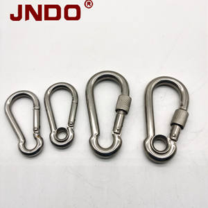 Yüksek cilalı DIN5299A paslanmaz çelik metal karabina yapış kanca - Product Image 3