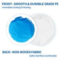 World-Bio Custom Portable Mini Shaped Gel Ice Pack Ecológico Reutilizable Hot Cold Pad para suministros de terapia de rehabilitación del dolor