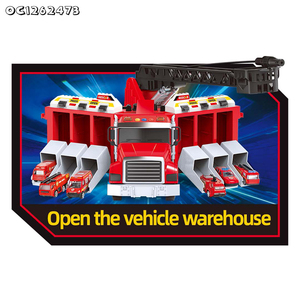 Camión <span class=keywords><strong>de</strong></span> Bomberos <span class=keywords><strong>de</strong></span> Juguete <span class=keywords><strong>de</strong></span> Metal Fundido a Presión con Expulsión Realista y Rociador <span class=keywords><strong>de</strong></span> Agua para Niños - Product Image 6